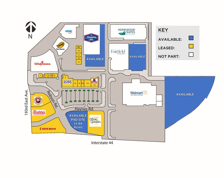 19361 Robson Rd, Catoosa, OK for lease - Site Plan - Image 2 of 13