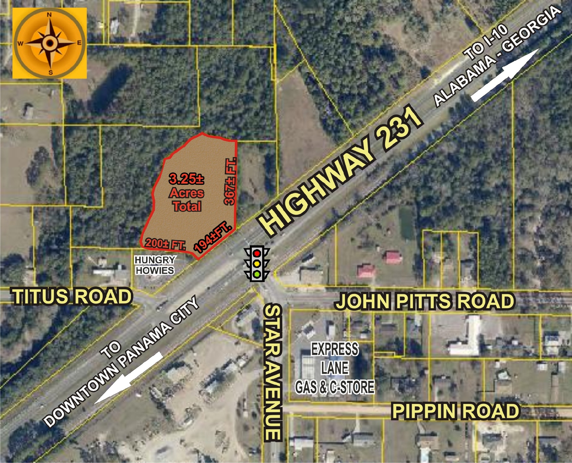 Hwy 231 & Star Ave, Panama City, FL 32404 Land for Sale