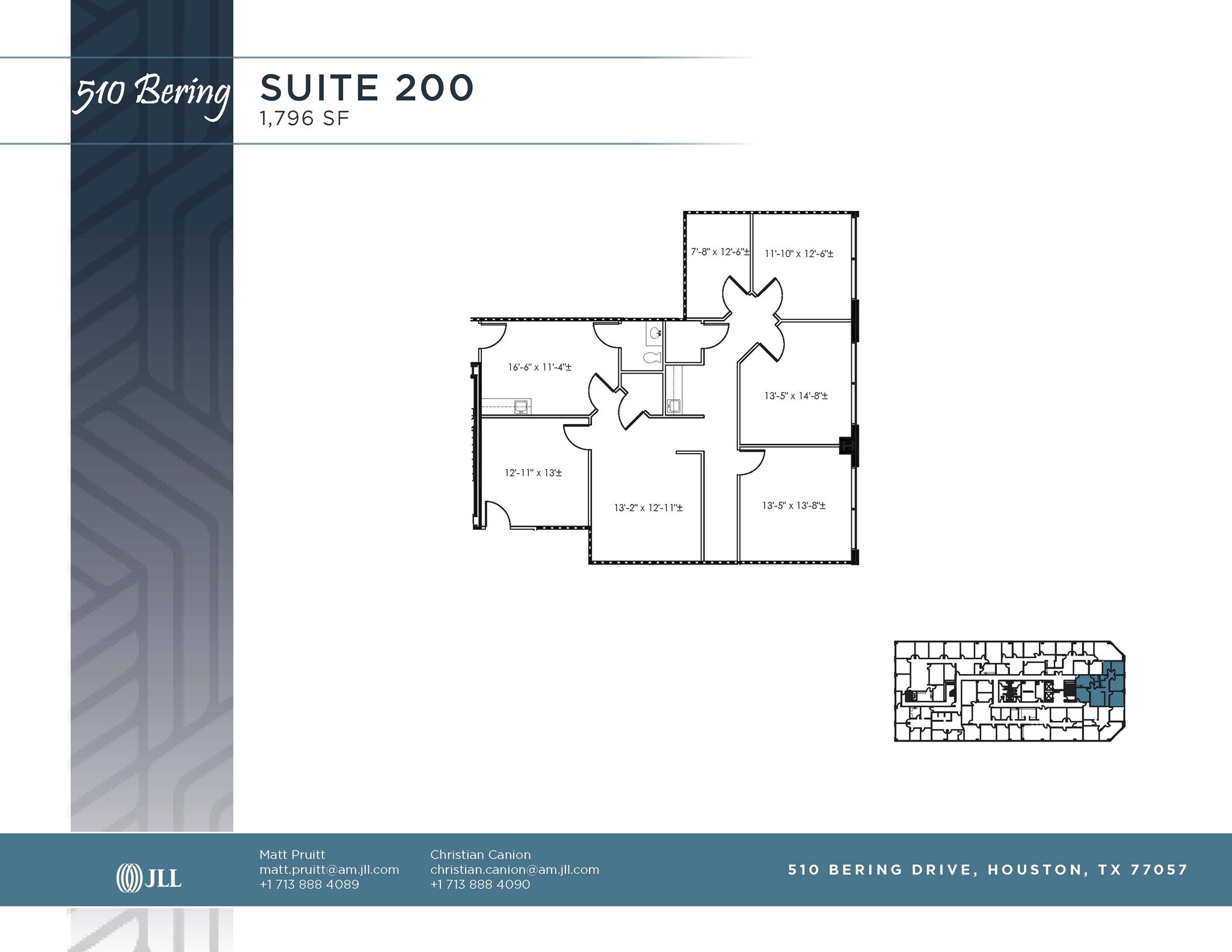 510 Bering Dr, Houston, TX for lease Floor Plan- Image 1 of 2
