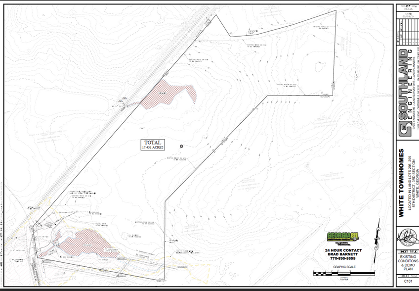 1491 Cassville White Rd NE, White, GA for sale - Site Plan - Image 2 of 5