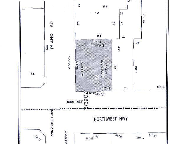 10705 E Northwest Hwy, Dallas, TX for sale Plat Map- Image 1 of 1