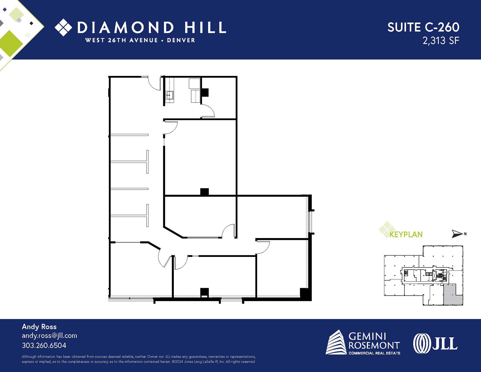 2490 W 26th Ave, Denver, CO for lease Floor Plan- Image 1 of 2