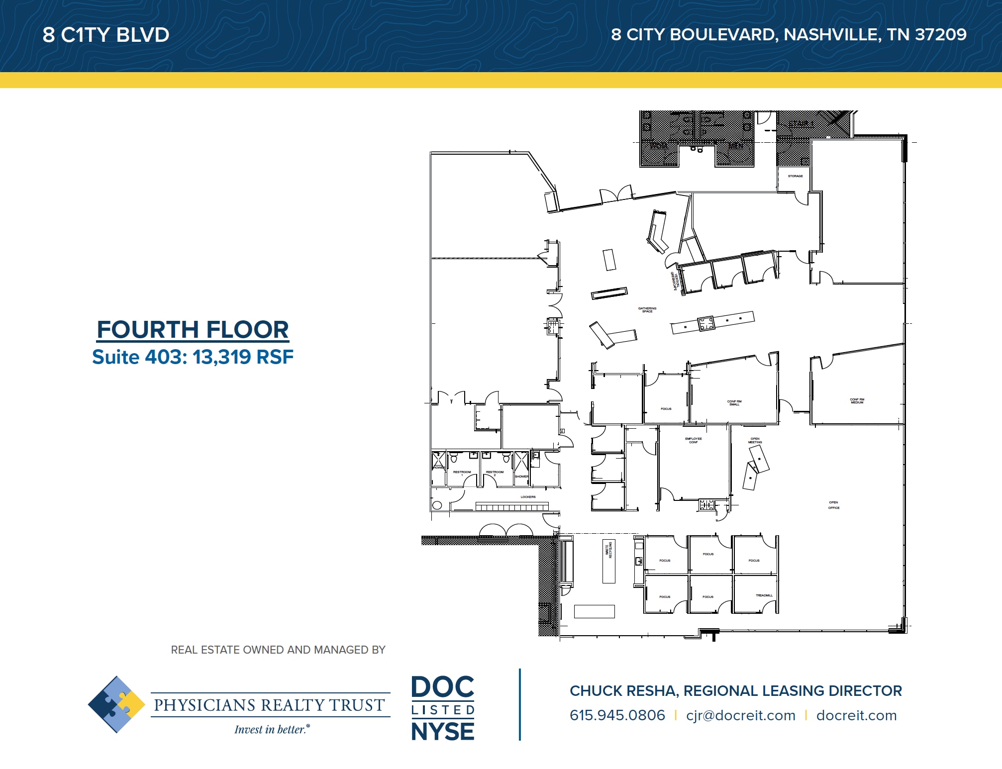 8 City Blvd, Nashville, TN for lease Floor Plan- Image 1 of 1