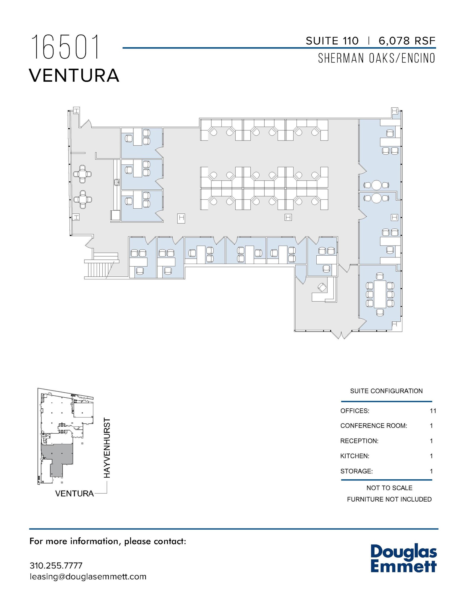 16501 Ventura Blvd, Encino, CA for lease Floor Plan- Image 1 of 1