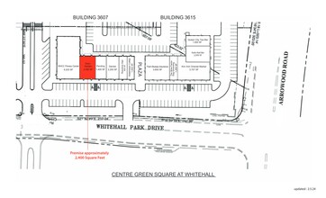 3607 Whitehall Park Dr, Charlotte, NC for lease Site Plan- Image 1 of 2