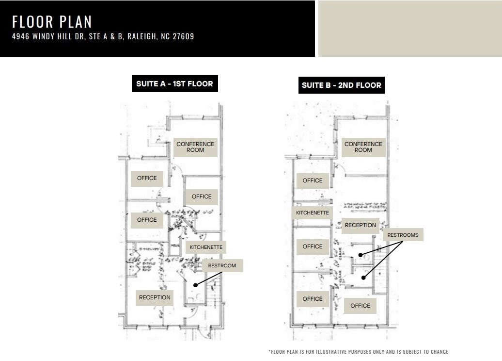 4922-4948 Windy Hill Dr, Raleigh, NC for lease Floor Plan- Image 1 of 1