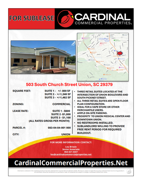 503 S Church St, Union, SC for lease - Building Photo - Image 2 of 9