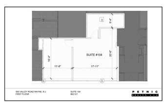 500 Valley Rd, Wayne, NJ for lease Site Plan- Image 1 of 1