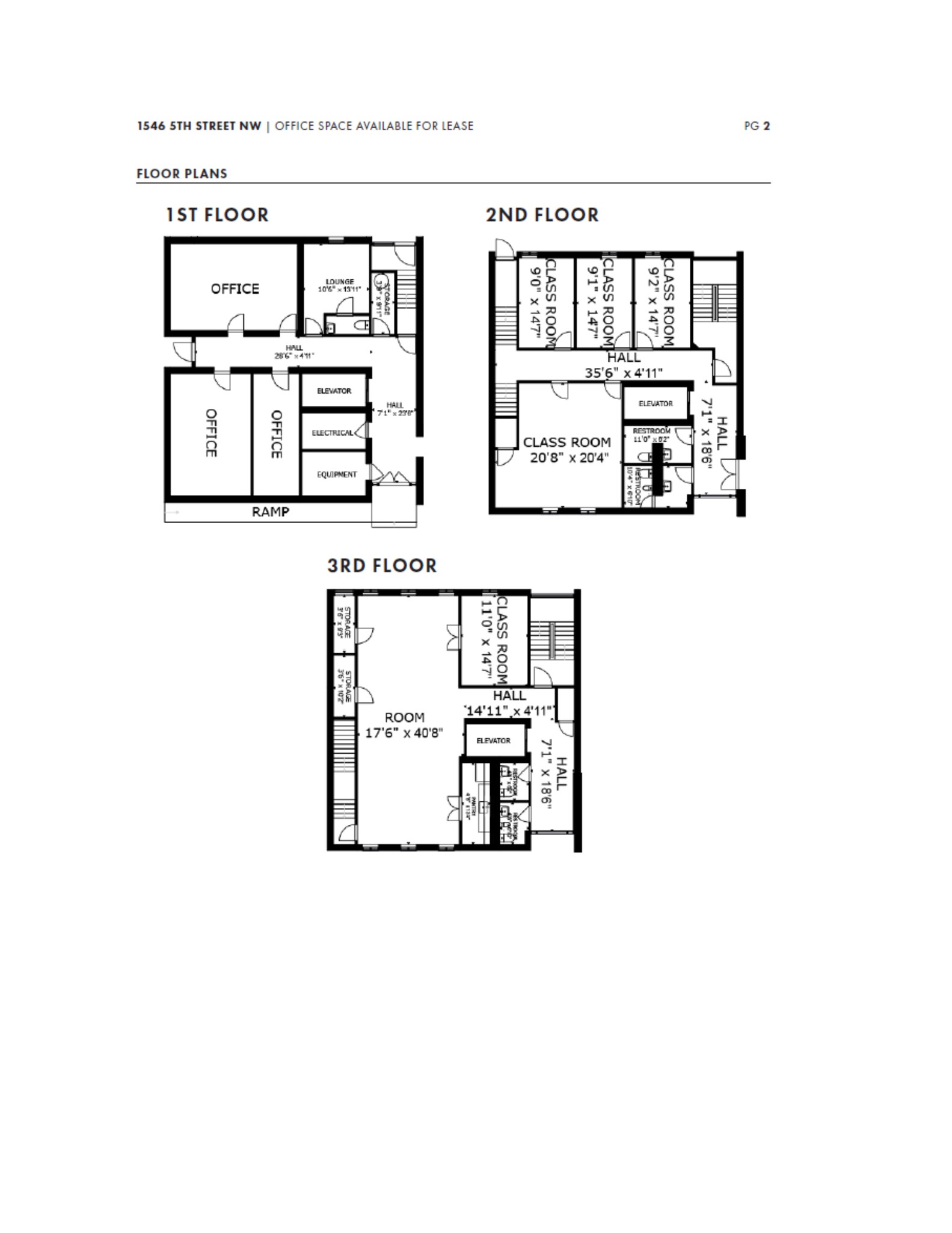 1546 5th St NW, Washington, DC for lease Site Plan- Image 1 of 2