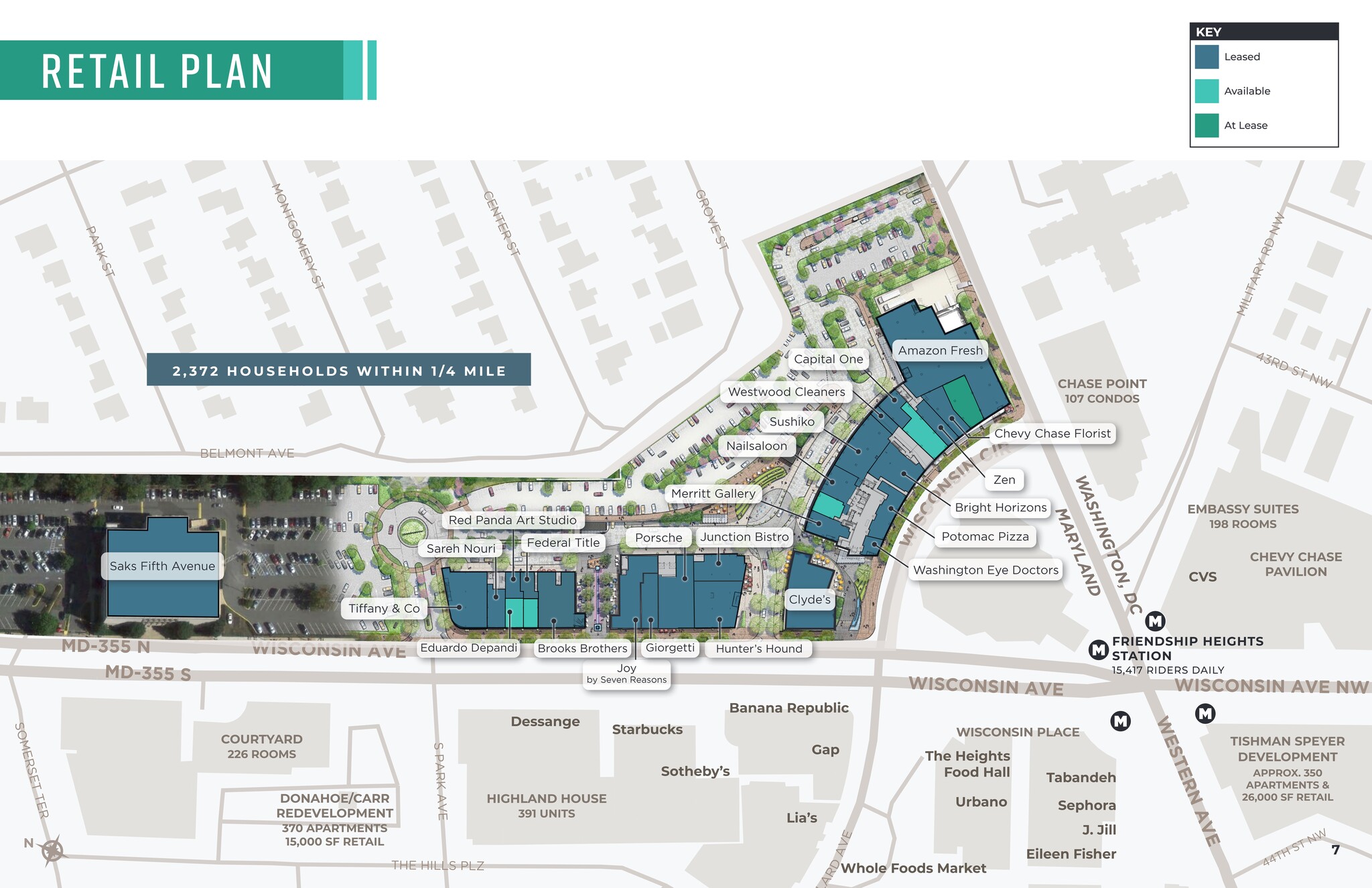 5425-5481 Wisconsin Ave, Chevy Chase, MD for lease Site Plan- Image 1 of 17