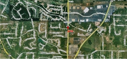 288 Hwy 314, Fayetteville, GA - AERIAL map view