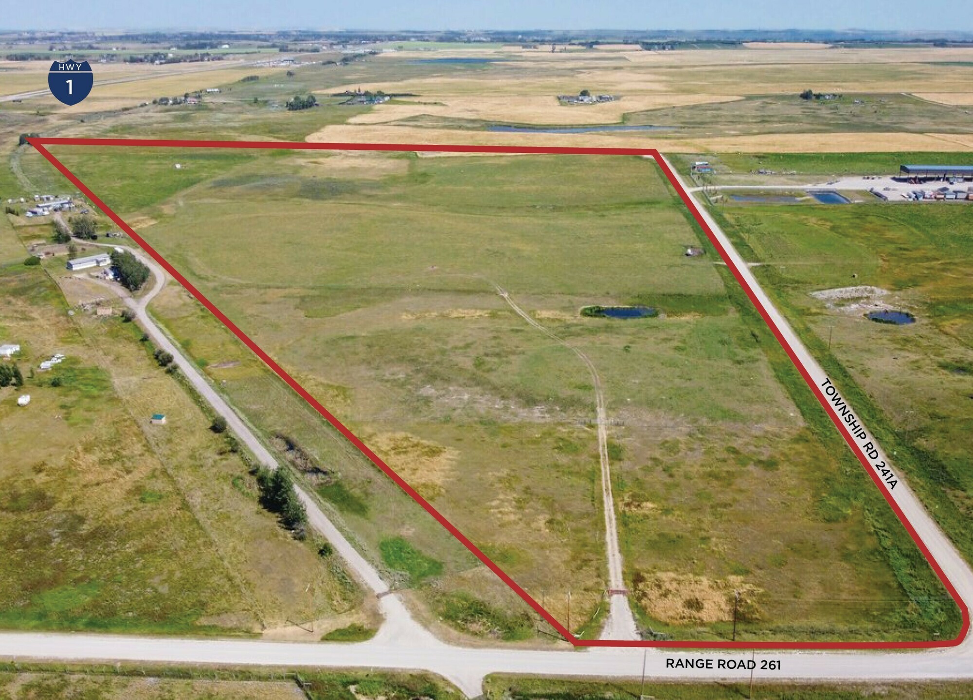 241 Rge Rd 261, Wheatland County, AB for sale Aerial- Image 1 of 8