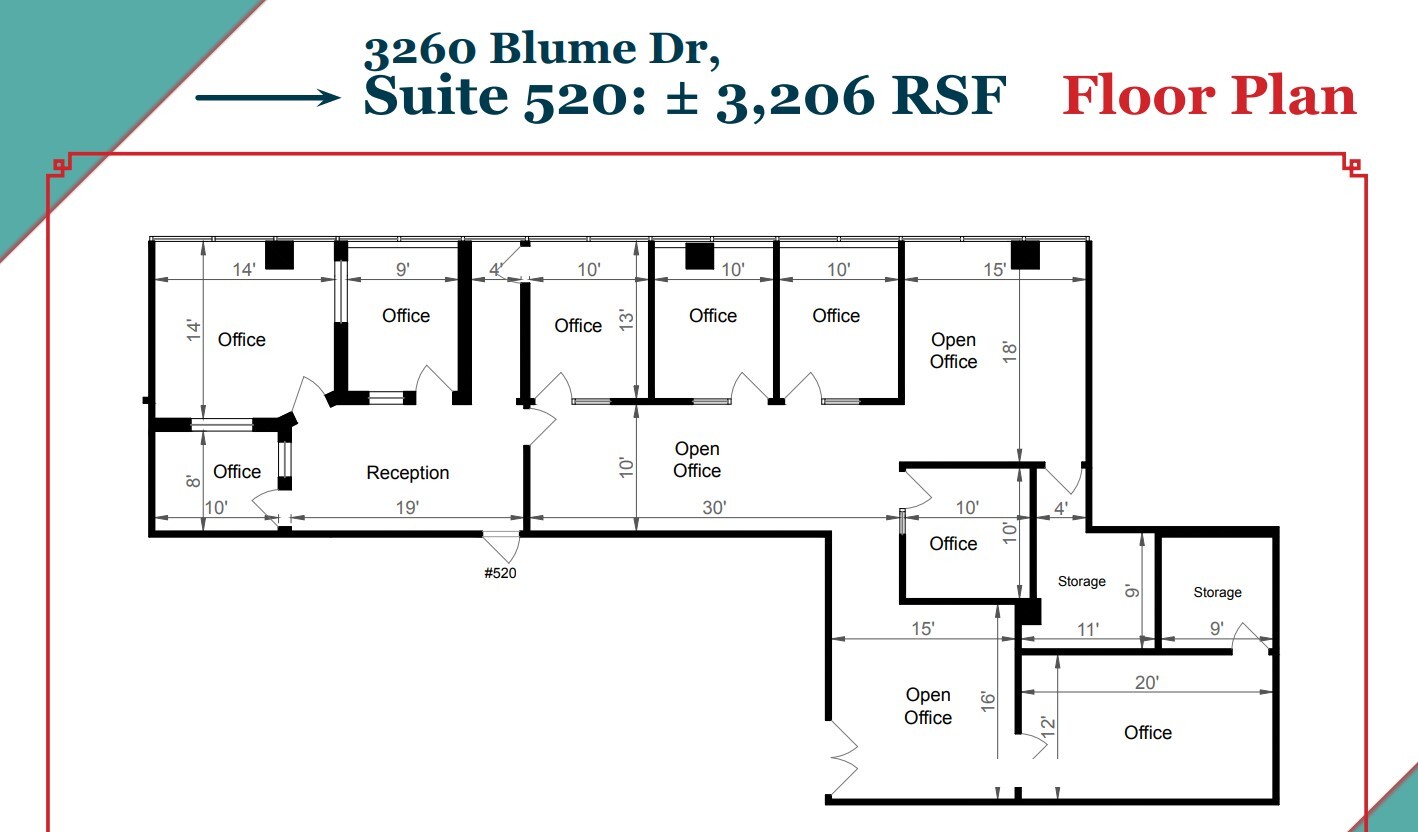 3260 Blume Dr, Richmond, CA for lease Floor Plan- Image 1 of 1