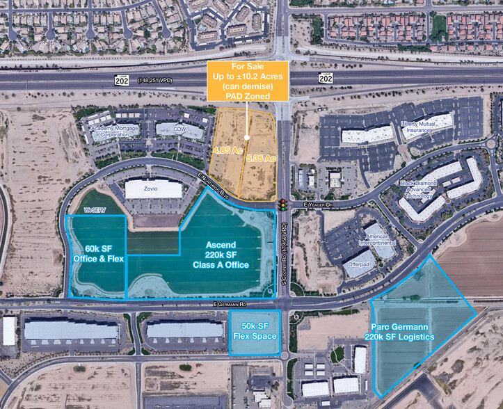 Loop 202 Fwy, Chandler, AZ for sale - Aerial - Image 1 of 1