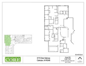 6770 Dixie Hwy, Clarkston, MI for lease Floor Plan- Image 1 of 1