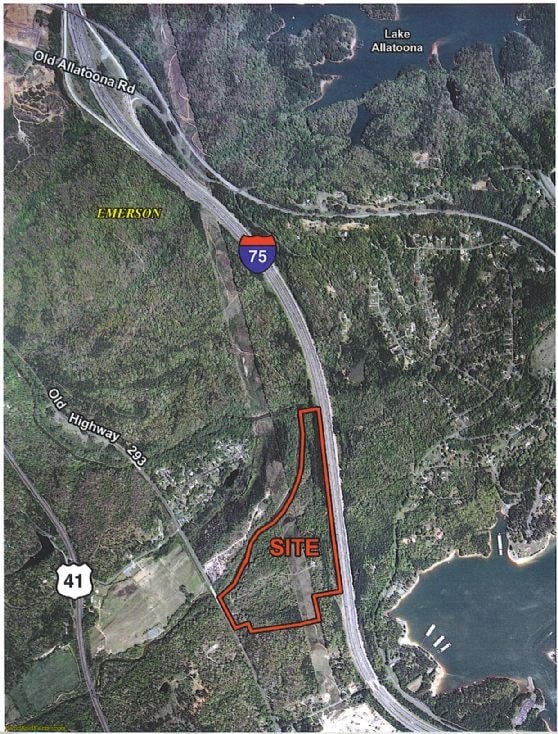 I-75 & Hwy 293, Emerson, GA for sale Primary Photo- Image 1 of 2