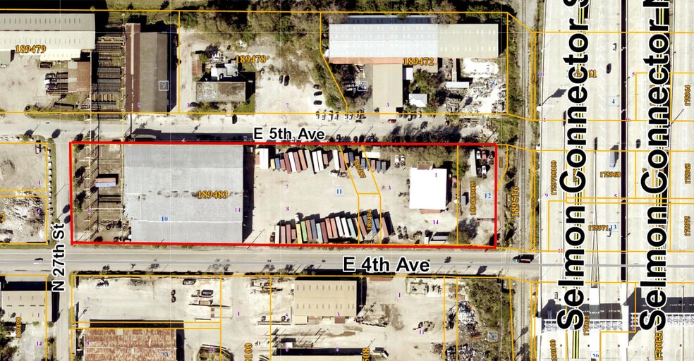 2701 E 5th Ave, Tampa, FL for lease - Aerial - Image 1 of 6