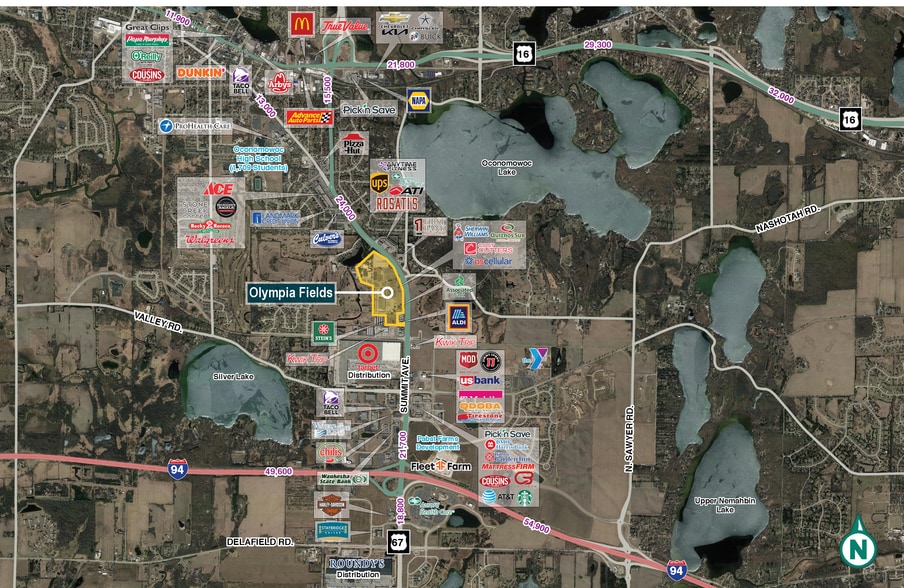 1400-1456 E Summit Ave, Oconomowoc, WI for lease - Building Photo - Image 3 of 6