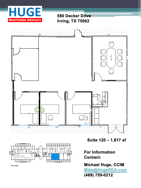 580 Decker Dr, Irving, TX for lease Floor Plan- Image 1 of 1