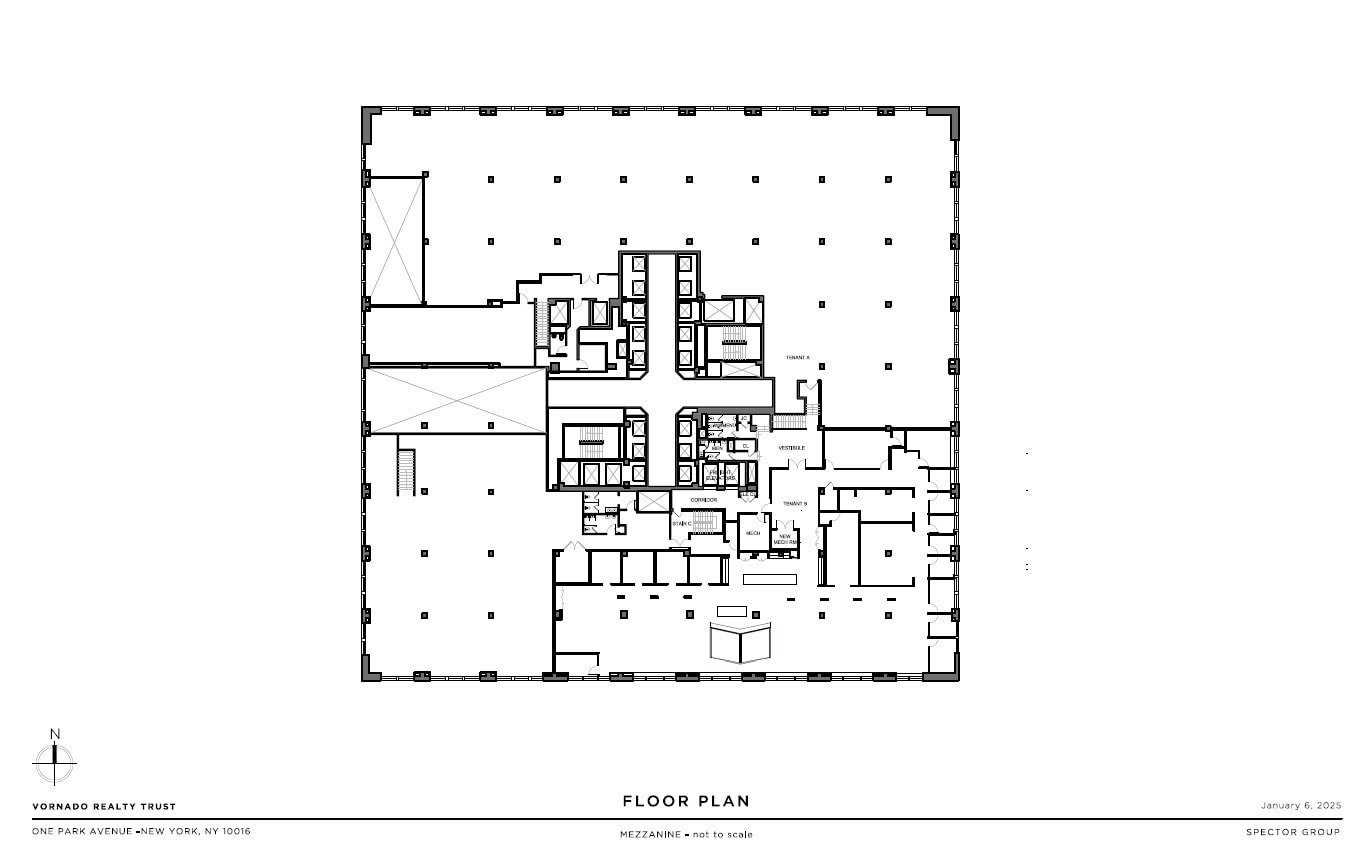 One Park Ave, New York, NY for lease Floor Plan- Image 1 of 2