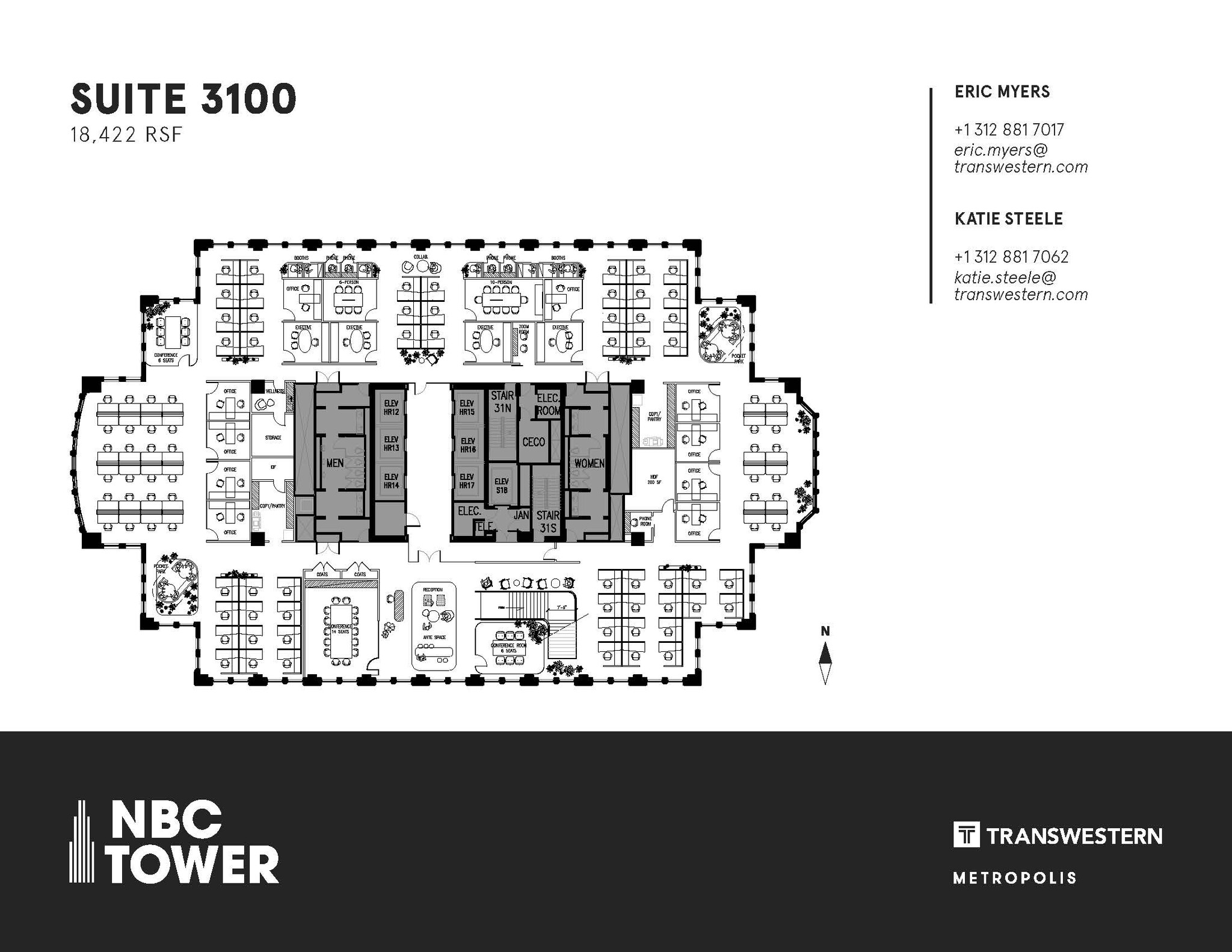 455 N Cityfront Plaza Dr, Chicago, IL for lease Floor Plan- Image 1 of 8