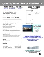 9705 Owensmouth Ave, Chatsworth, CA for lease Building Photo- Image 1 of 1