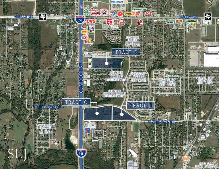 Red Oak Commercial Development Sites Red Oak, TX for Sale