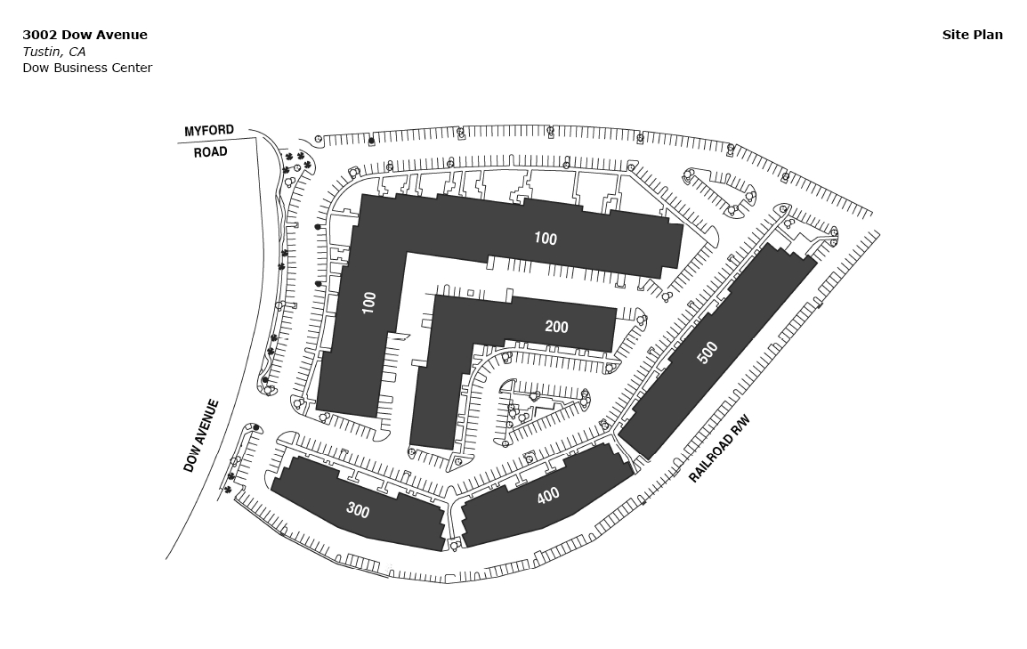 3002 Dow Ave, Tustin, CA for sale Site Plan- Image 1 of 1