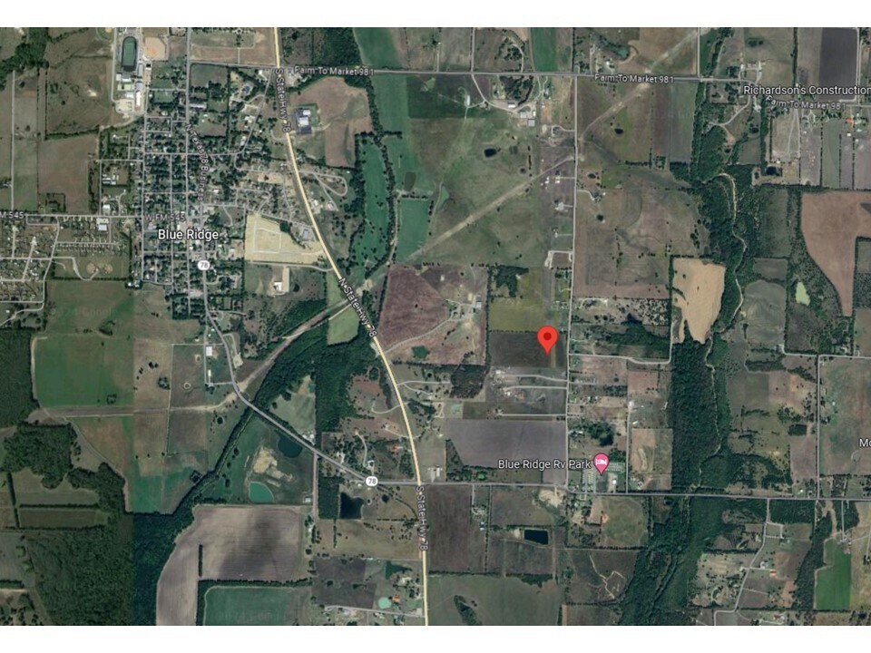 County Road 626, Blue Ridge, TX for sale Aerial- Image 1 of 1