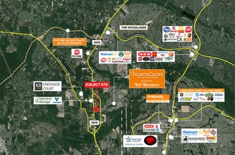 26843 FM 2978 Rd, Magnolia, TX - AERIAL  map view - Image1