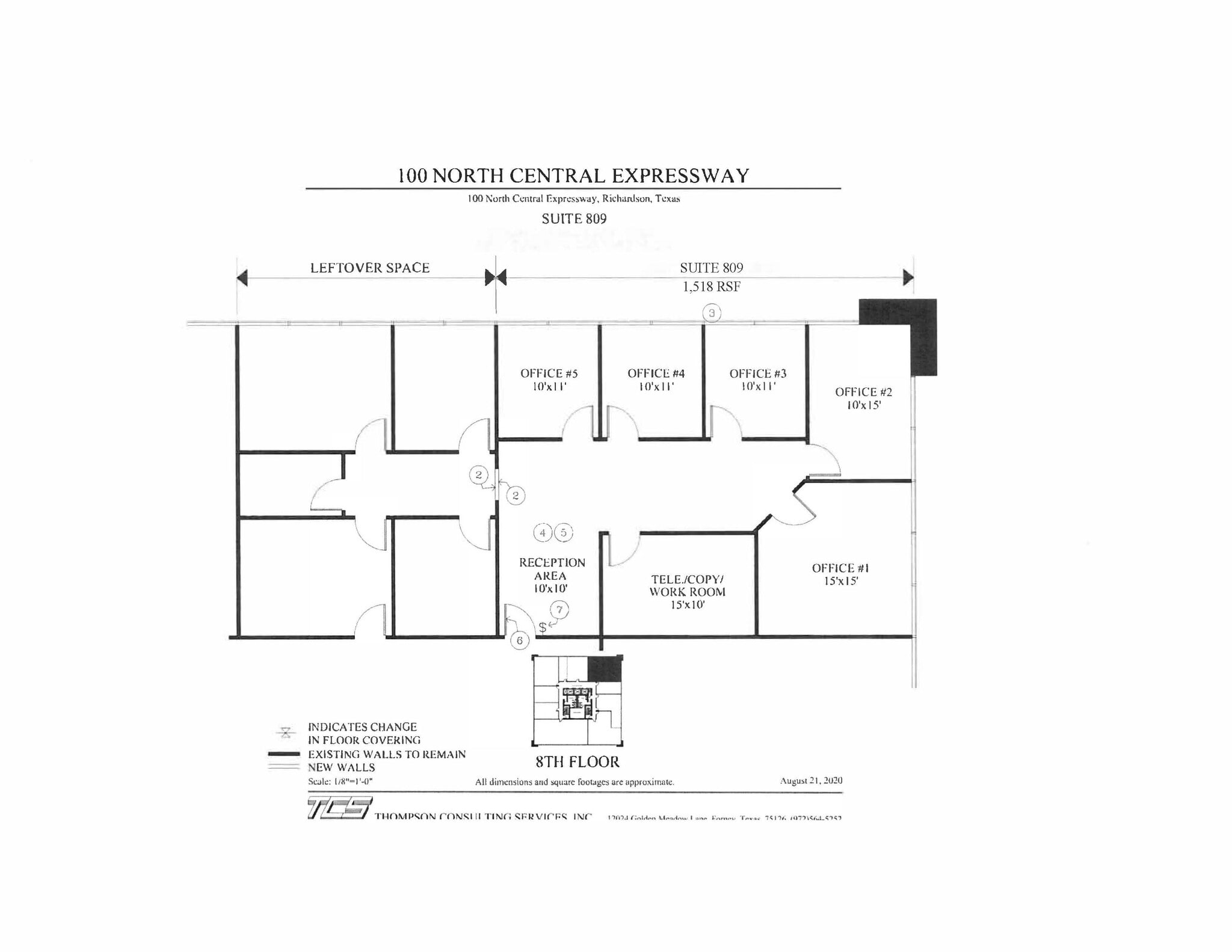 100 N Central Expy, Richardson, TX for lease Floor Plan- Image 1 of 1