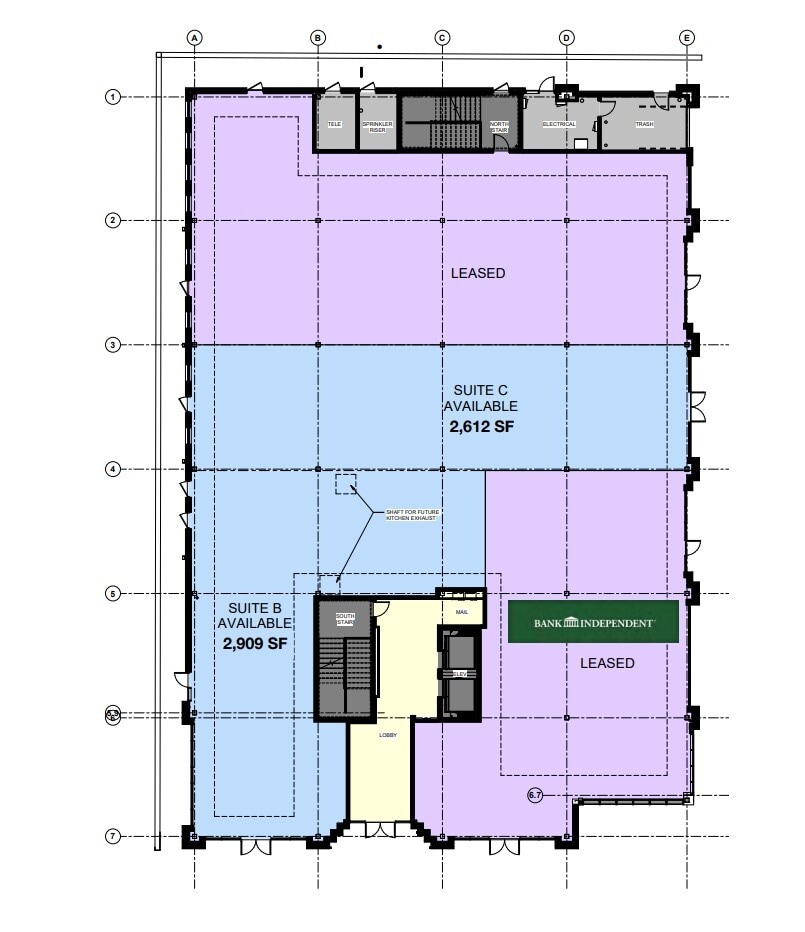 225 Holmes Ave, Huntsville, AL for lease Floor Plan- Image 1 of 1