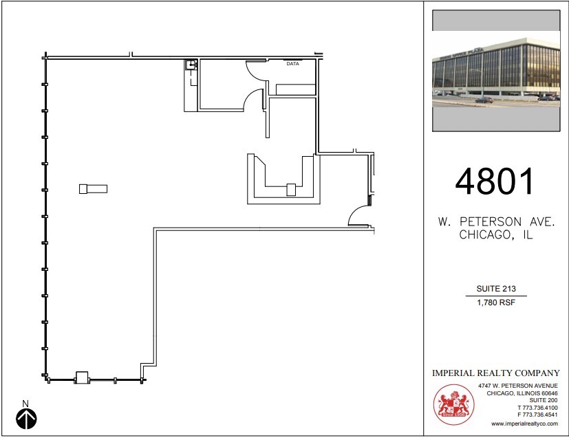 4801 W Peterson Ave, Chicago, IL for lease Floor Plan- Image 1 of 5