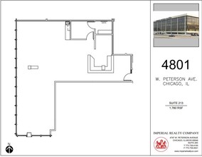 4801 W Peterson Ave, Chicago, IL for lease Floor Plan- Image 1 of 5