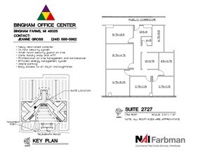 30600-30700 - 30800 Telegraph Rd, Bingham Farms, MI for lease Floor Plan- Image 1 of 1