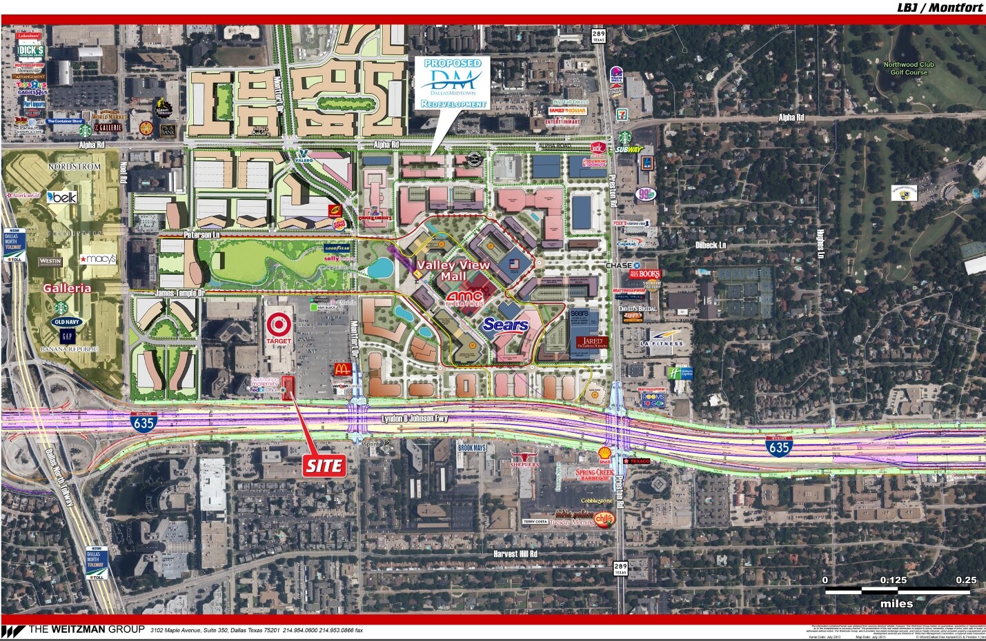 5549 Lyndon B Johnson Fwy, Dallas, TX for sale Aerial- Image 1 of 1