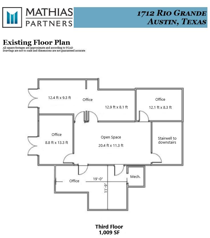 1712 Rio Grande St, Austin, TX for sale Floor Plan- Image 1 of 2