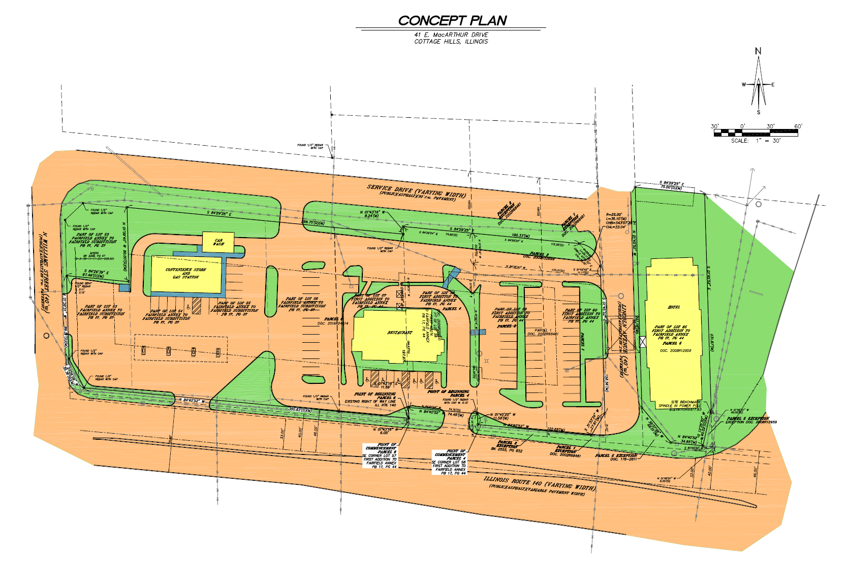 103 MacArthur Dr, Cottage Hills, IL for sale Site Plan- Image 1 of 3