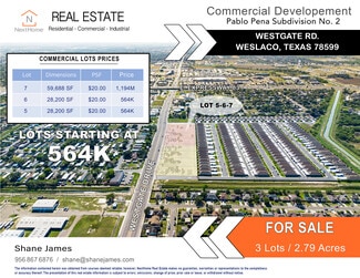 More details for 1805 N. Westgate Drive, Weslaco, TX - Land for Sale