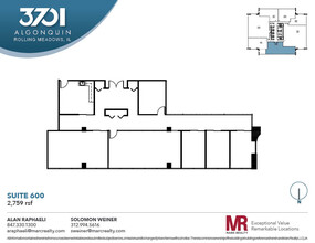 3701 Algonquin Rd, Rolling Meadows, IL for lease Floor Plan- Image 1 of 7