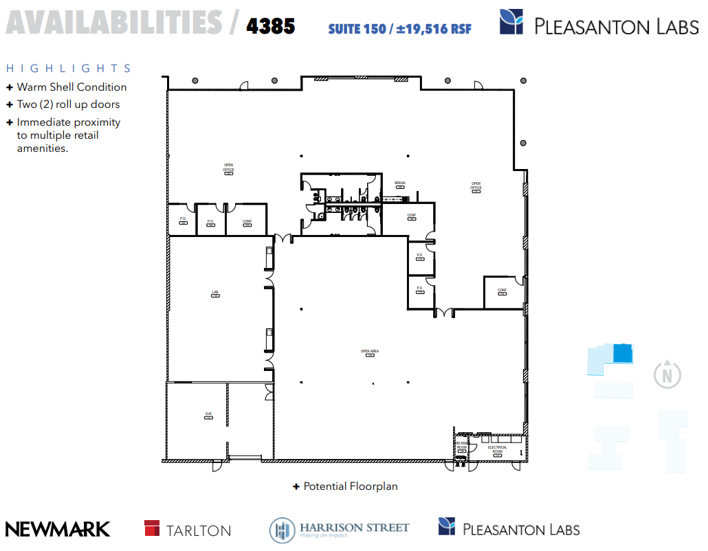 4125 Hopyard Rd, Pleasanton, CA for lease Floor Plan- Image 1 of 1