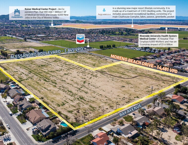 Moreno Beach Dr, Moreno Valley, CA 92555 21.19 Acre Prime Apartment