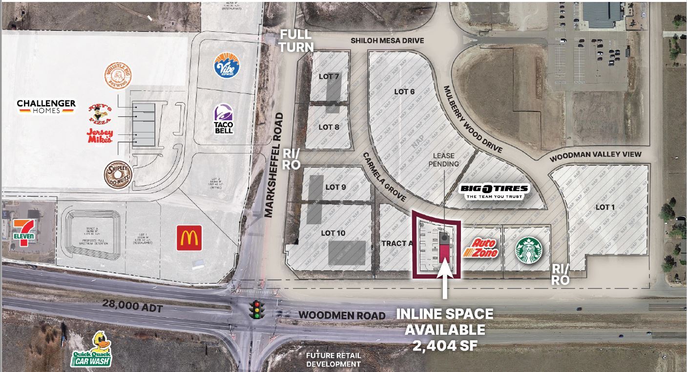 E Woodmen Rd & Marksheffel Rd, Colorado Springs, CO 80908