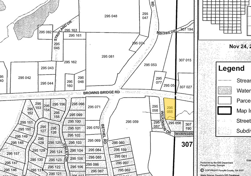 7715 Wilkinson Dr, Gainesville, GA for lease - Plat Map - Image 3 of 7