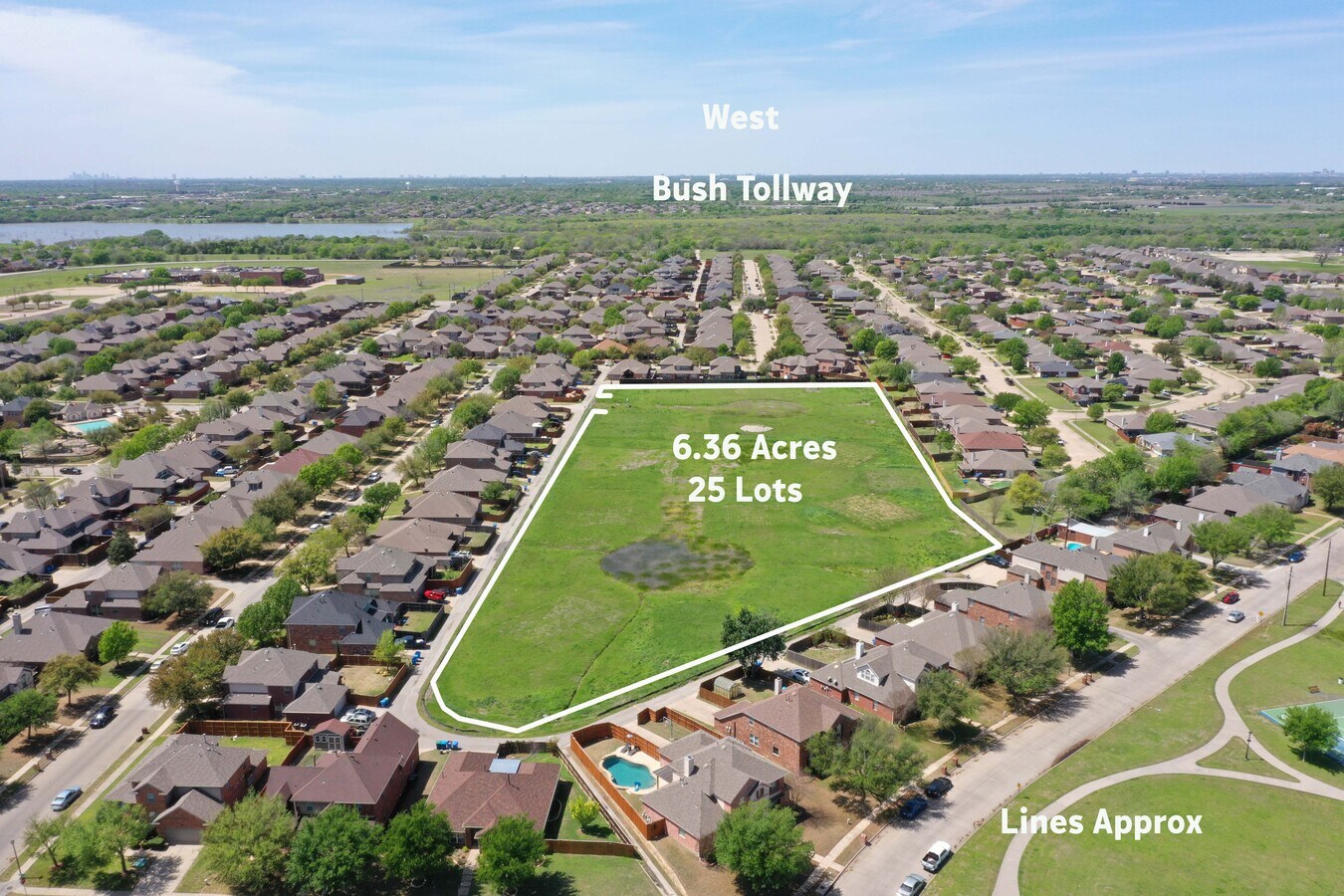 7300 Woodmere Drive, Rowlett, TX 75089 6.32 Acres In Rowlett, Texas