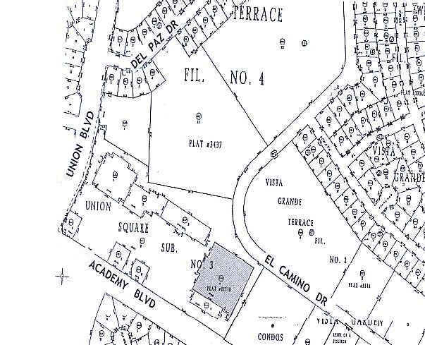 5035-5069 N Academy Blvd, Colorado Springs, CO for lease - Plat Map - Image 2 of 6