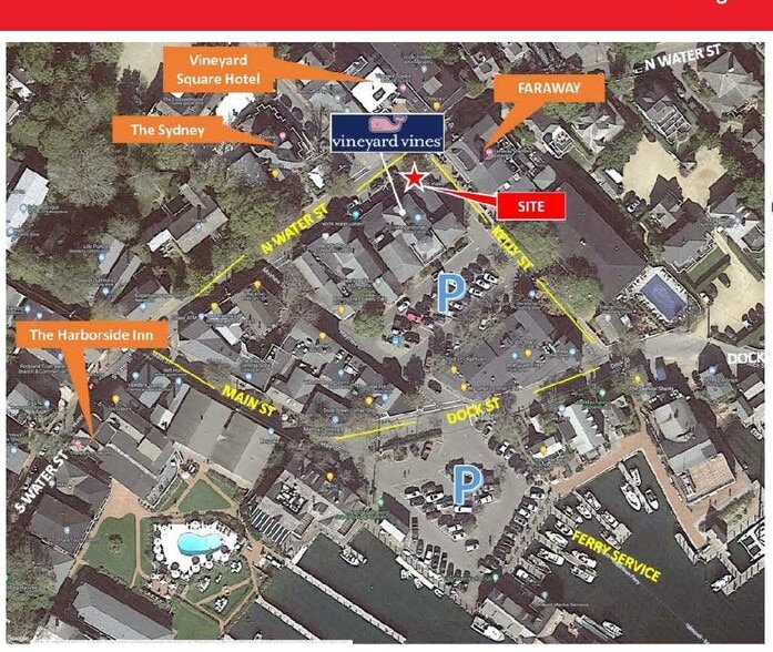 27 N Water St, Edgartown, MA for lease - Aerial - Image 3 of 4