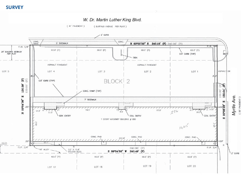 800 W Martin Luther King Blvd, Tampa, FL for sale - Site Plan - Image 1 of 1