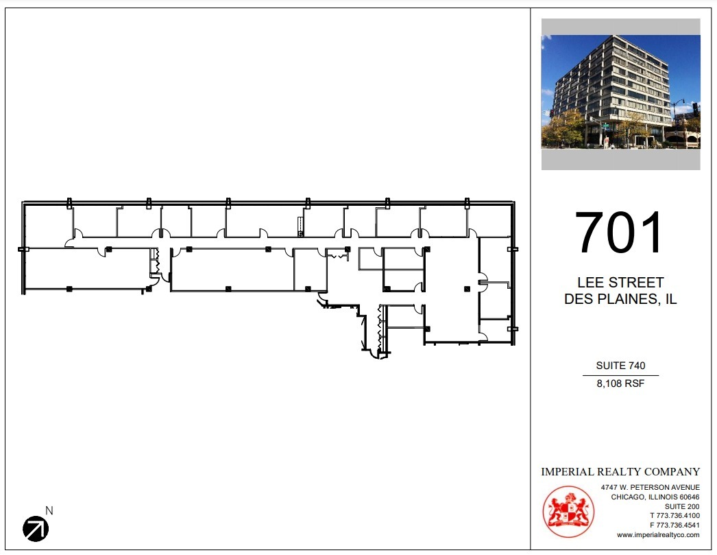 701 Lee St, Des Plaines, IL for lease Floor Plan- Image 1 of 10