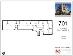 701 Lee St, Des Plaines, IL for lease Floor Plan- Image 1 of 10